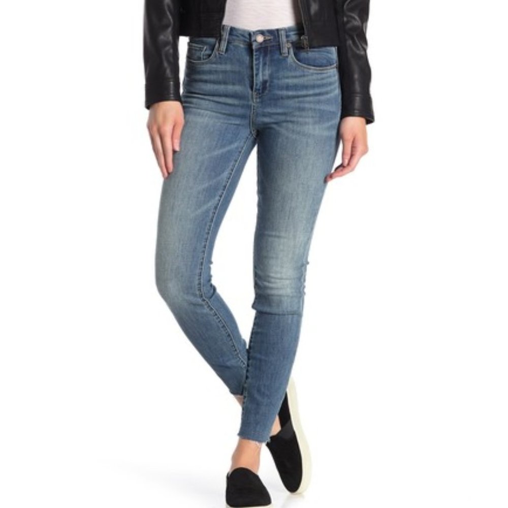 BLANKNYC Denim Hotel Raw Edge Skinny Jeans